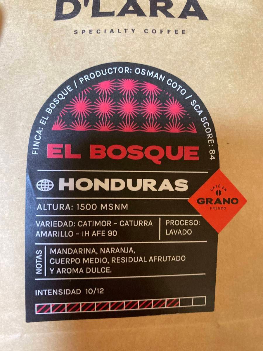 D'Lara Coffee Roasters EL Bosque
