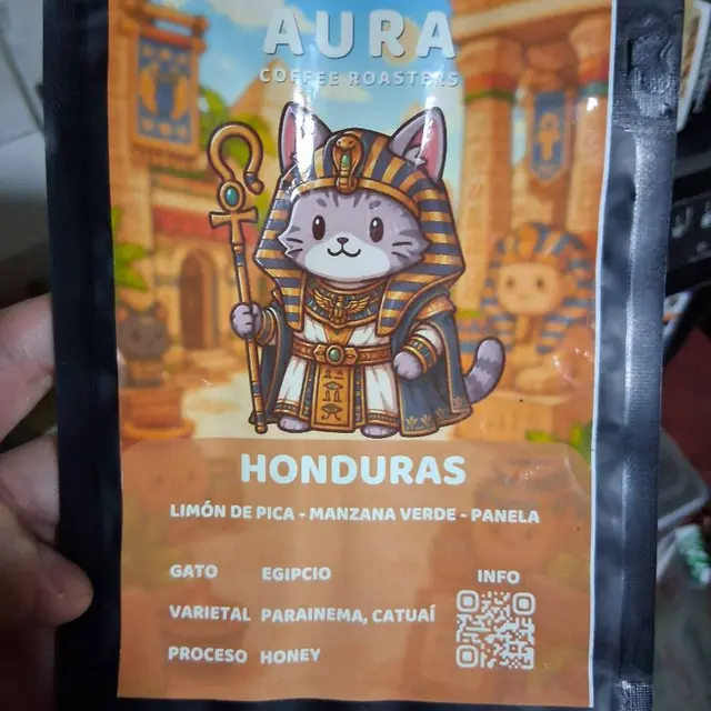 Aura Coffee Roasters Gato Egipcio (Honey)